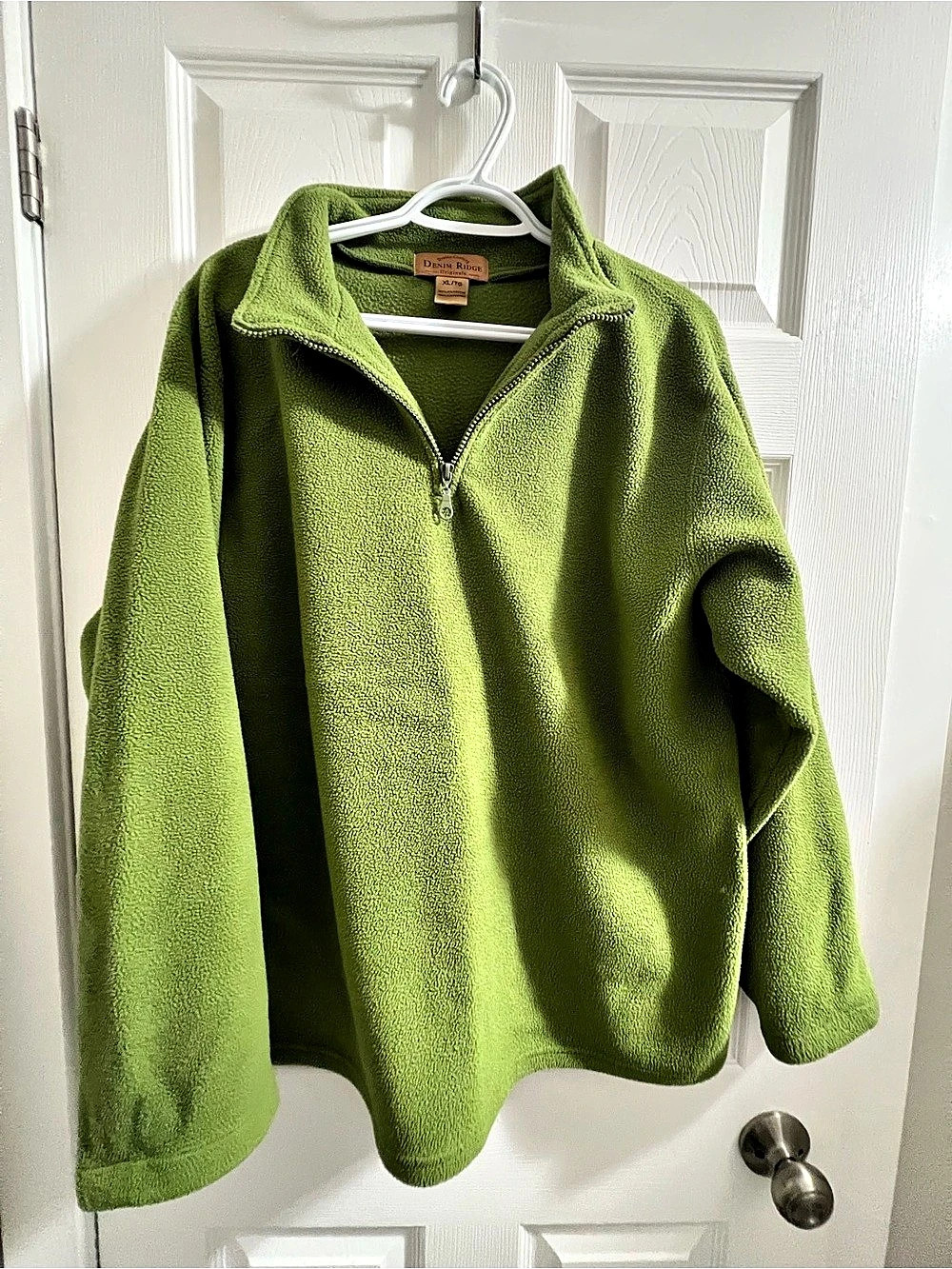 Denim Ridge Green Fleece Pullover Size XL Like New